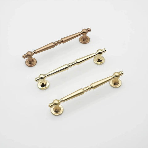 10 Pack Polished Gold Cabinet Pulls 5 Inch Center To Center Holes 128mm Zinc Alloy Polished Brass Drawer Dresser Handles