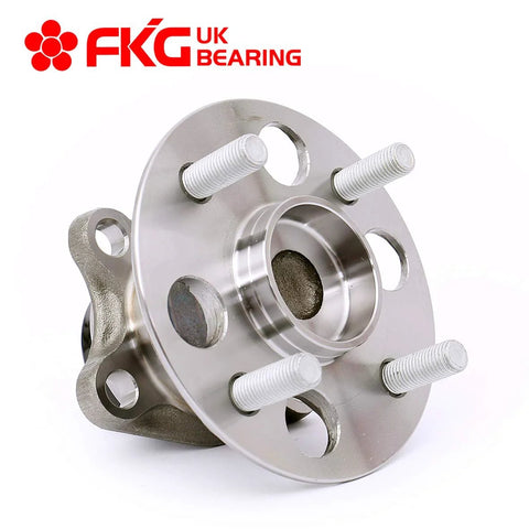 Rear Wheel Bearing Hub Assembly Pair For 2006 2014 Toyota Yaris And 2012 2015 Prius C, 4 Lug, Left And Right Sides, displayed