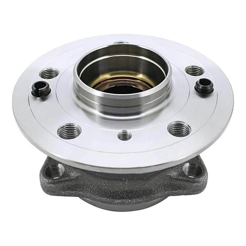 Front view of Front Wheel Bearing And Hub Assembly For Mercedes Benz SUVs With Five Lug Pattern Front Left Or Right 4 Bolt Flange ABS Included