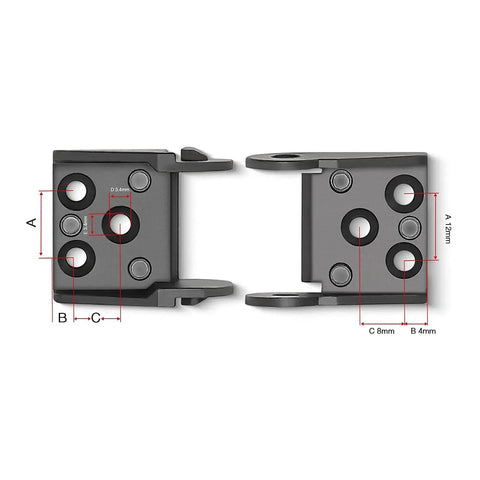 39.3 Inch Open Type Drag Chain Cable Carrier extra connector pair dimensions 10x20mm inner width for CNC and 3D Printer