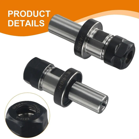 ER16 Collet Chuck Tool Holder For CNC Machines With Straight Shank Three Quarter Inch Groove Heavy Duty Precision Tool Holder