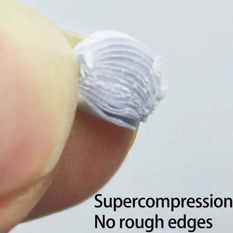 Close-up of punched paper stack with clean edge from Pro Grade Heavy Duty Single Hole Punch 6mm Round Metal Handheld Punch Tool