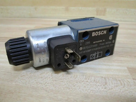 081WV06P1V1089WS024 proportional valve cartridge single unit for 4600 PSI systems, D51 control spool close-up side view