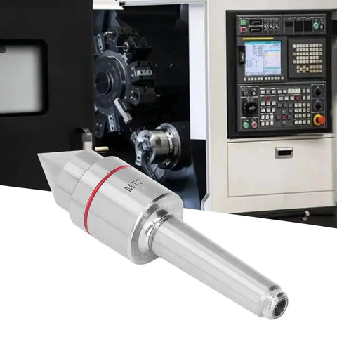MT2 Live Center Pro Grade Built For Speed Triple Ball Bearing 60 Degree Tailstock High Carbon Steel Morse Taper Turning Tool