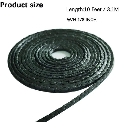 Graphitized Expanded PTFE Graphite Braided Compression Packing One Eighth Inch By One Eighth Inch Ten Feet Long coiled