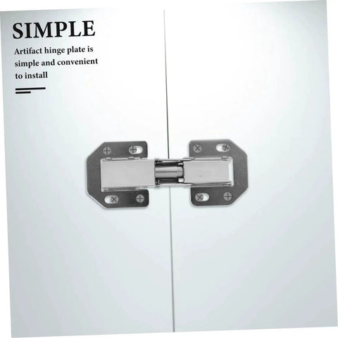 Wardrobe Hinge Repair Kit With High Load Bearing Capacity And Symmetrical Design For Kitchen Cabinet Doors Built To Last Heavy Duty Friction Hinges Durable Metal Parts Easy Installation With Included Tools Reinforced Hinge System installed view