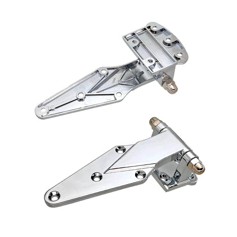 6 Inch Heavy Duty Door Hinges For Cold Storage Freezers With 180 Degree Adjustable Knuckles And Smooth Operation, zinc material