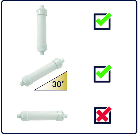 Condensate Neutralizer Kit For High Efficiency Condensing Boilers And Tankless Heaters With 1/2 FNPT, Hose Barb And 3/4 PVC Socket Adapters, Low Profile Drain Line Connection, Install Straight Or Up To 30 Degrees, White By American Valve.