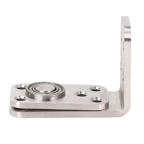 Side view of a Hidden Door Hinge For Secret Doors And Bookcases Heavy Duty 600LBS Stainless Steel 180 Degree Adjustable Pivot Hinge