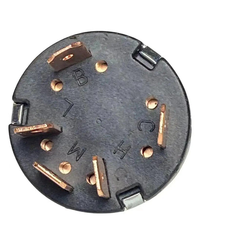 Close-up of 4 Position Rotary Switch with 3 Speed Settings, heavy duty, showing copper terminals, 16 Amp 125 Volt, 12 Amp 250 Volt.