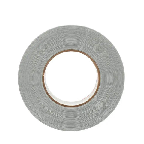 Heavy Duty Duct Tape, Silver, 1 Pack, 1.88 in x 60 yd x 9.0 mil, Water-Resistant Professional Grade roll, top view.
