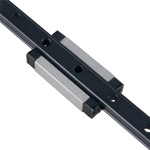 Black Miniature Linear Rail Slide Kit With MGN12 Guide And MGN12H Carriage, Includes One MGN9H Block, Precision Linear Motion System For CNC