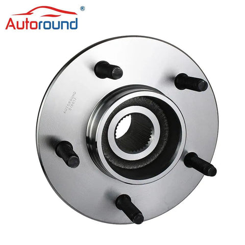 Front Wheel Hub And Bearing Assembly Replacement For 1997 To 2000 Ford F 150 4x4 5 Lug 2 Wheel ABS Direct Fit With Sealed Bearings And Durable Steel Construction Ready To Install