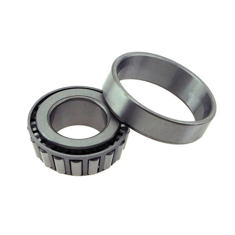 Three Piece Front Wheel Bearing Hub Assembly Replacement Kit For Nissan Frontier 1998 1999 2000 2001 2002 2003 2004 2.4L RWD Durable Sealed Bearings Ready To Install For A Smooth Ride And Long Lasting Performance, close-up view of individual bearing components.