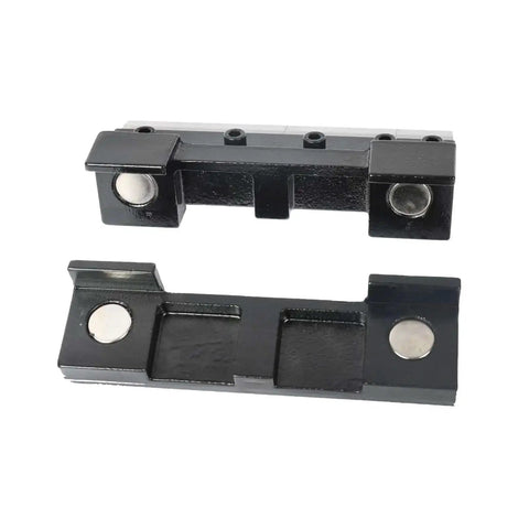 6 Inch Magnetic Vise Mount Metal Brake Bender for DIY Metalworking And Small Box Fabrication, shows two removable fingers