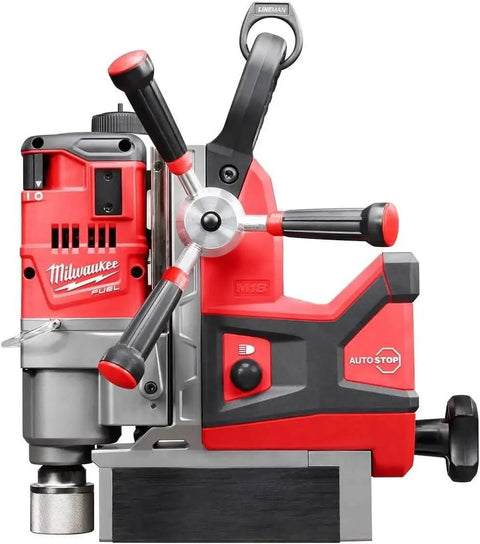 M18 FUEL 1.5 Inch Lineman Magnetic Drill Kit Workhorse For Heavy Duty Steel Drilling With Brushless Powerstate Motor RedLink Plus