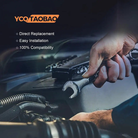 Mechanic using wrench on engine bay, promoting easy installation and compatibility for Rear Wheel Bearing Kit 2Pcs Replaces 12479031 8124790310