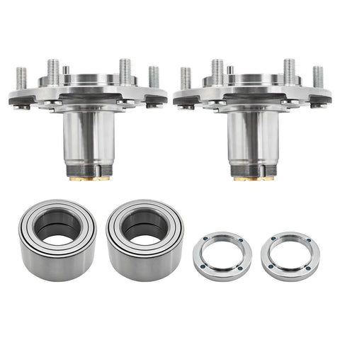 Front Wheel Bearing And Hub Assembly Kit For Toyota Tacoma 1995 2004 4WD With 2.4L 2.7L And 3.4L Engines Replacement Fits visible components