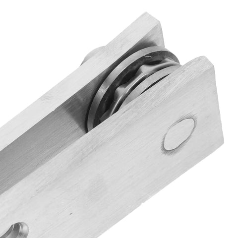 Close-up of 360 Degree Hidden Door Pivot Hinge System For Bookcases And Secret Doors Heavy Duty Stainless Steel Concealed Hinges