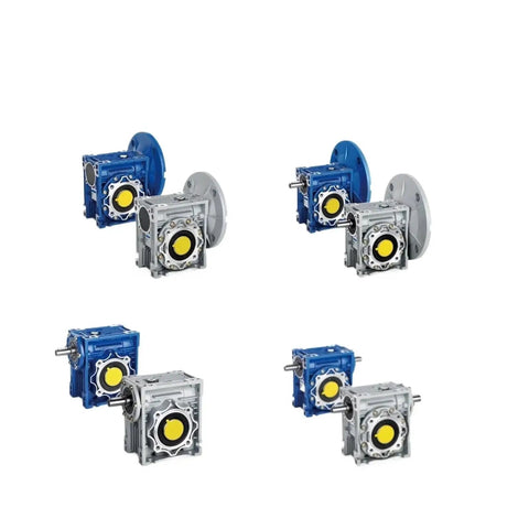 Heavy Duty Worm Gear Reducer For Smooth Quiet Power Transfer And Beefed Up Torque, 5 To 1 Through 100 To 1 Ratios, NMRV050 Compatible Worm Gearbox