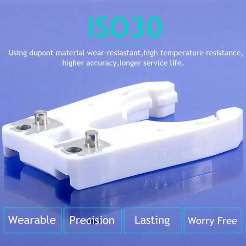 ISO30 Tool Holder Clamp For CNC Machines And Automatic Tool Changer, Flame Proof Rubber Claw