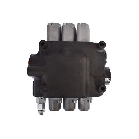 Three Spool Hydraulic Directional Control Valve For Loaders And Tractors With 21 GPM Flow And 3625 PSI Rating SAE Ports