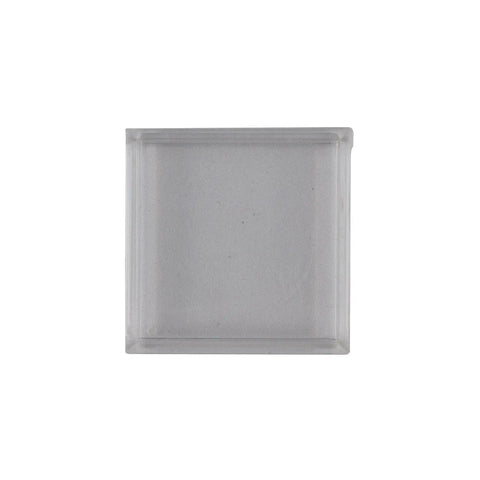 Square Furniture Caster Cups For Carpet And Hard Floors 1-13/16 Inch Clear Pack Of 4 Protect Carpeting From Dents And Scratches on Vinyl