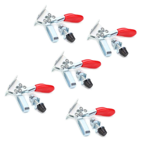 Pro Grade Heavy Duty Hold Down Toggle Clamps For Woodworking And Jigs And Fixtures Ideal For Welding Drill Press And Assembly Use