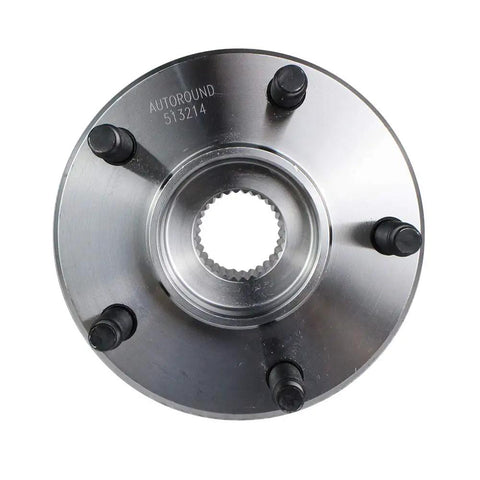 Top view of 513214 Front Wheel Hub Assembly Pair Fits Chevy Malibu 04-12 Cobalt HHR 08-10 Pontiac G6 05-10 Saturn Aura 07-09