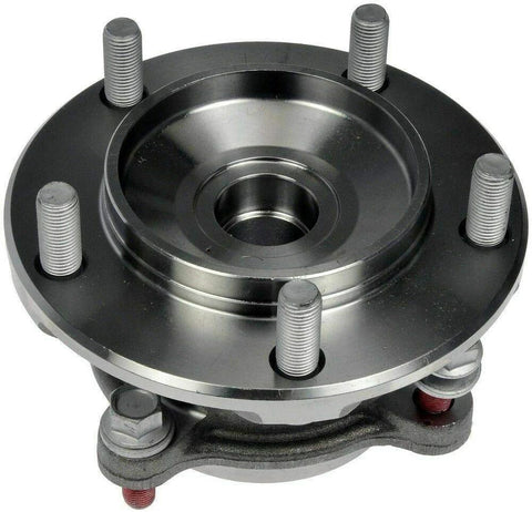 Beefed Up 4 Piece Front And Rear Wheel Bearing And Hub Assembly For 2007 2018 Toyota Tundra 2WD, Aftermarket Replacement - Front View