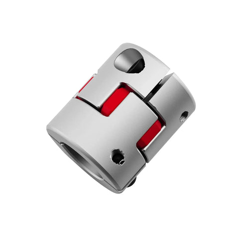 Aluminum Alloy Plum Flexible Shaft Coupling for CNC Servo Motors, Zero Backlash Spider Coupler, 8-16mm bore, 30mm diameter, 35mm length