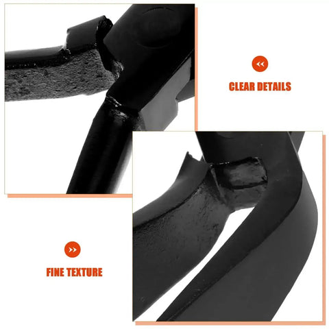 Close-up of Sheet Metal Bender Pliers 10.23 Inch Folding Edge Hand Seamers With Built In Lock showing texture and details.