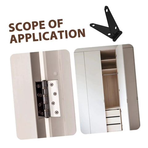 Heavy Duty Gate Hinges For Barn Doors And Fences With Screws Pro Grade Galvanized Steel Outdoor Hardware