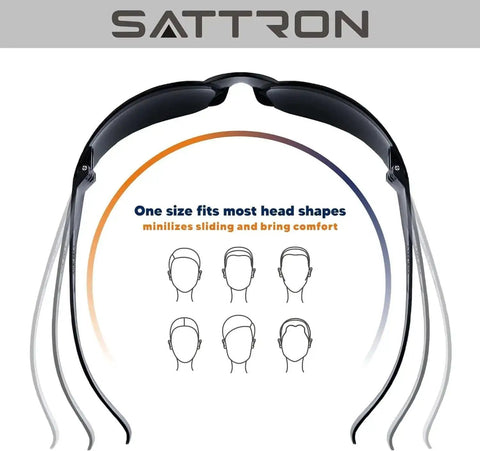 Back view of 50 Pack Tinted Safety Glasses With Scratch And Impact Resistance Dark UV Protective Lenses For Construction Outdoor Work And Shooting Affordable Eyewear That Blocks Glare And Keeps Your Eyes Safe showing fit design details.