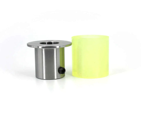 Bead Roller Offset And Tipping Dies With Polyurethane Wheel For Sheet Metal Fabrication, 22mm Shaft, CR12 Steel 35-40 HRC
