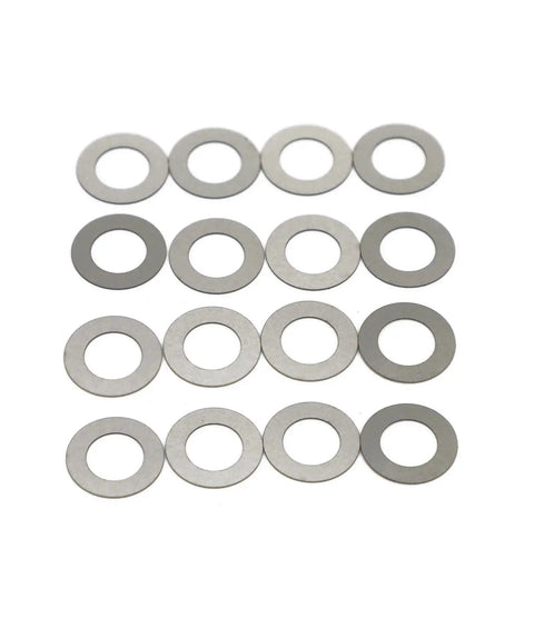 Pivot Pin And Take Down Shim Kit For.276 Inch Pins, 14 Pack, Stainless Steel 304 Shims In Four Thicknesses, Fits 10 And.308 Caliber Pins, OD.480