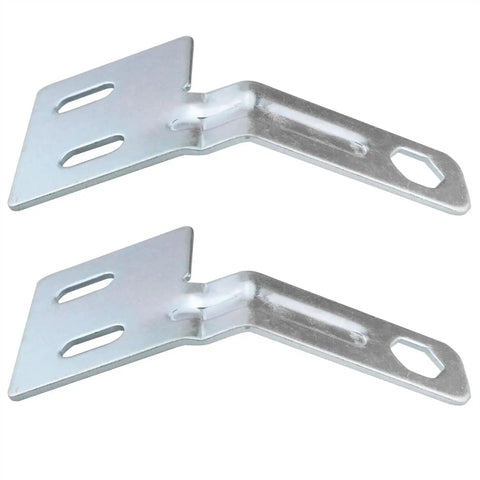 4 Pack Bi Folding Door Surface Alignment Bracket Made Of Stainless Steel In Silver Finish Top Pivot Hardware Kit For Folding Doors