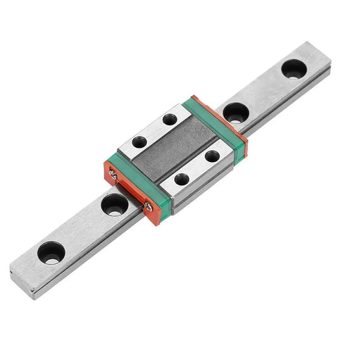 Miniature 9mm Wide Rail Guide Slide Block With Steel Bearings, 2 Pieces, LML9B, Precision Sliding For CNC Machines, Automatic Equipment, And Precision Measuring Tools, Includes Easy Lubrication Inlet For Smooth Motion