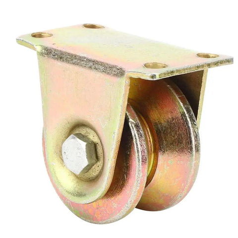 Heavy Duty 45 Steel V Groove Wheel for Sliding Doors and Machinery Tracks Industrial Caster Wheel for Inverted Track Guiding and High Load Capacity