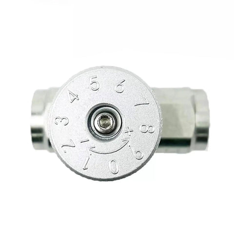 Heavy Duty High Pressure Hydraulic Flow Control Needle Valve One Quarter Inch NPT Female To Female Throttle Check Valve 5800 PSI