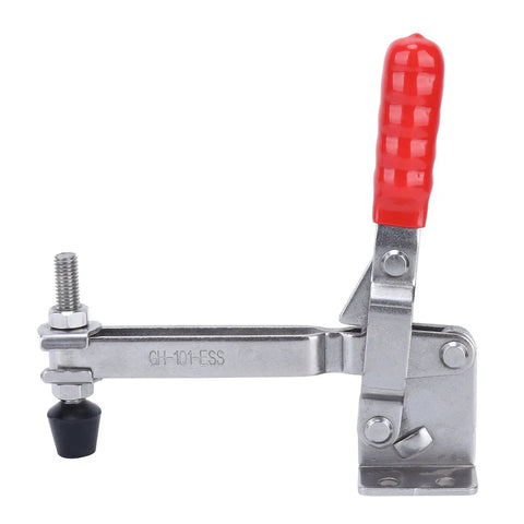 Quick Release Toggle Clamp For Jigs And Workbenches With Plastic Handle Guard Fast Clamping For Welding Woodworking And Metal Work Safe Reliable Hold Down Fixture For Circuit Boards And Metal Plates