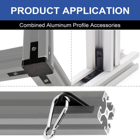 18 Pack Aluminum Extrusion Hardware Kit With 2020 3 Way Corner Brackets Inside Joints Sliding Hooks And Wrench For 20 Series Aluminum Extrusion