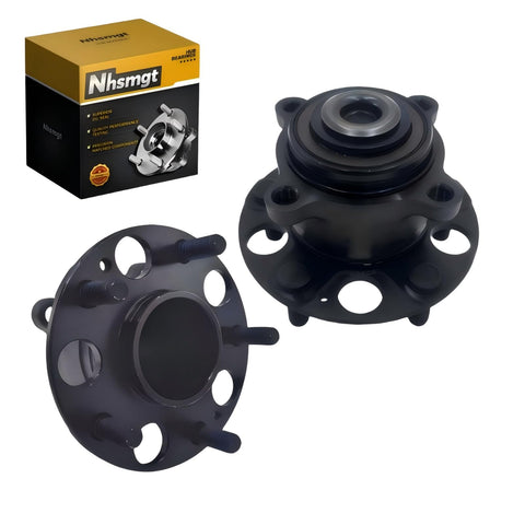 2x 512353 Rear Anti Rust Wheel Bearing Hub For Honda Accord 2008 2012 And Acura TSX 2009 2014 With ABS 5 Lug Hub Assembly