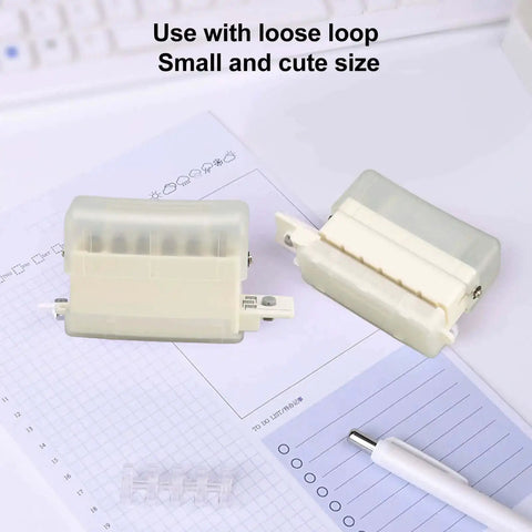 Heavy Duty Do It All 6 Hole Paper Puncher Portable Adjustable Metal Hole Punch With Chip Tray And Positioning Pillar on desk