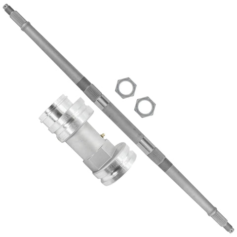 Rear Axle Shaft Bearing Housing Carrier Hub for Polaris ATV Replacement Fits Trail Boss 325 2000-2002 Includes Nuts
