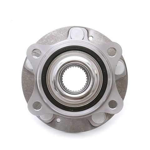 Front view of Front Wheel Hub Bearing Assembly Set Of 2 OE Replacement Fits Hyundai Sonata 2015 To 2019, 5 Lug Front
