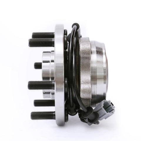 Side view of Front Wheel Bearing Hub Assembly For 4x4 Nissan Frontier, Pathfinder, Xterra And Suzuki Equator Set Of 2