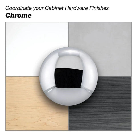 Montrose Collection Chrome Traditional Cabinet And Drawer Pull Handle Center To Center 90 mm on various textures
