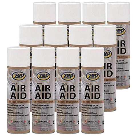 AirAid Air Tool Conditioner, Protective Coating, And Rust Inhibitor For Tools, Increases Efficiency, Case Of 12, 20 Ounce Bottles