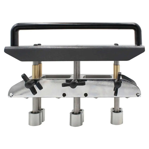 3 Station Edge Roller Bender For Sheet Metal Roofing Bends 0 To 90 Degrees Adjustable Depth One Half To Five Inches with handle